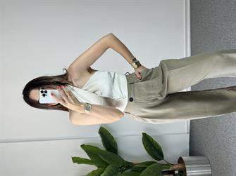 Boyundan Bağlamalı Bluz