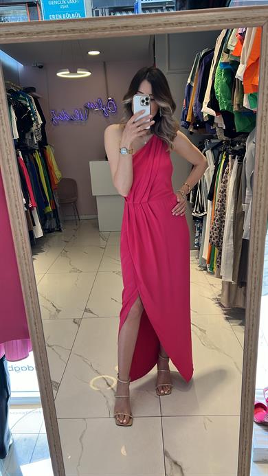 Bsl Saten Abiye Elbise