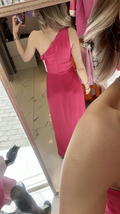 Bsl Saten Abiye Elbise