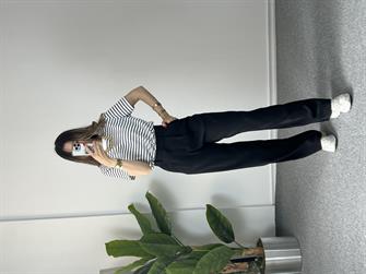 Çizgili Basic Tshırt