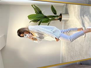 Çzigili Owersize Gömlek 