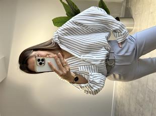 Çzigili Owersize Gömlek 