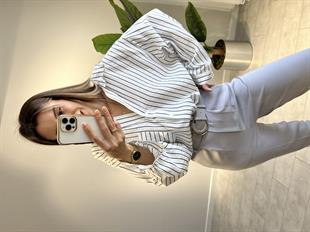 Çzigili Owersize Gömlek 