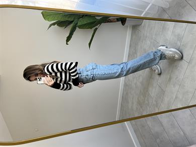 Dilvin Kar Yıkama Straight Jean