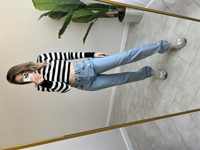 Dilvin Kar Yıkama Straight Jean