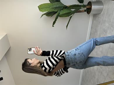 Dilvin Kar Yıkama Straight Jean