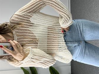 Dilvin Krem File Bluz