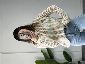 Dilvin Krem File Bluz