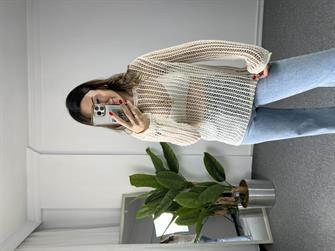 Dilvin Krem File Bluz