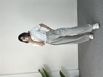 Dilvin Kuş Gözü Delikli Tshırt