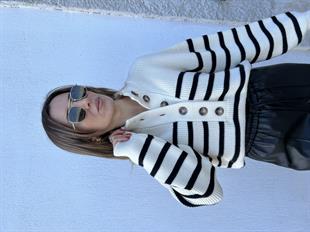 Dilvin Marka Premium Kalite Düğmeli Kazak 