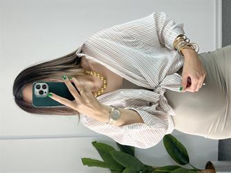 Dilvin Vizon Straplez Yırtmaçlı Elbise