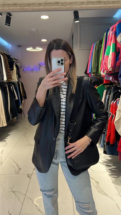 Dlv Deri Blzer Ceket