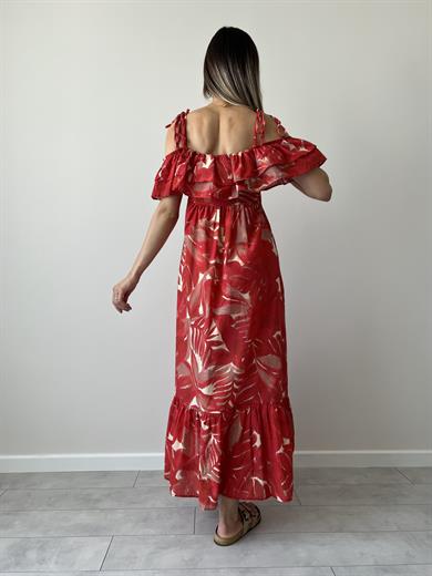 Düşük Omuz Askılı Elbise