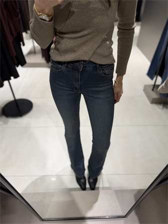 ESKİTME İSPANYOL JEAN MAVİ