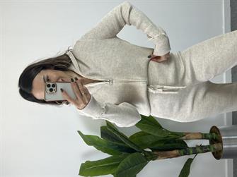 Fitilli Triko Krem Takım 