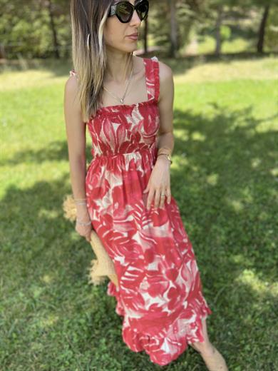 Frc Askılı Midi Boy Elbise