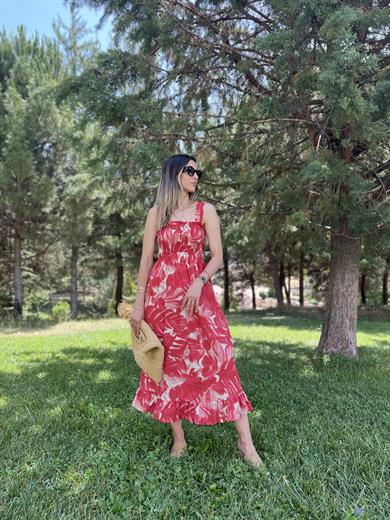 Frc Askılı Midi Boy Elbise