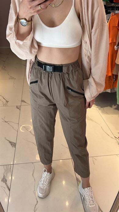 Fsp Beli Kemerli Paraşüt Kumaş Pantolon