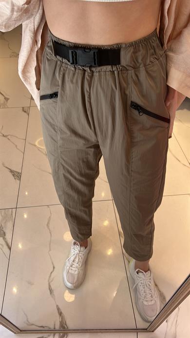 Fsp Beli Kemerli Paraşüt Kumaş Pantolon