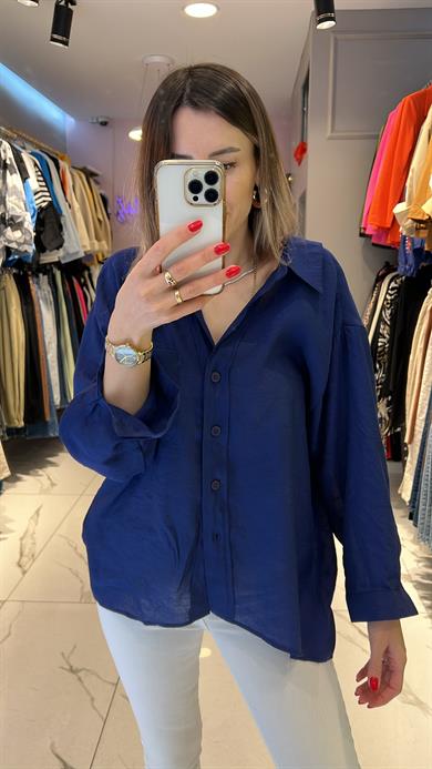 Fsp Düşük Omuz Owersize Tensel Gömlek