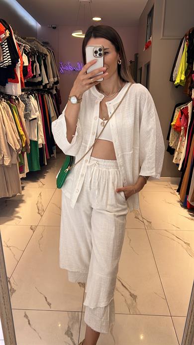 Fsp Gömlekli Keten Takım