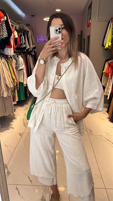 Fsp Gömlekli Keten Takım