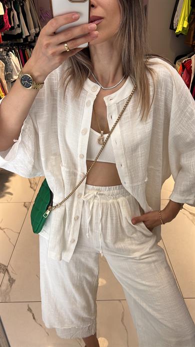 Fsp Gömlekli Keten Takım