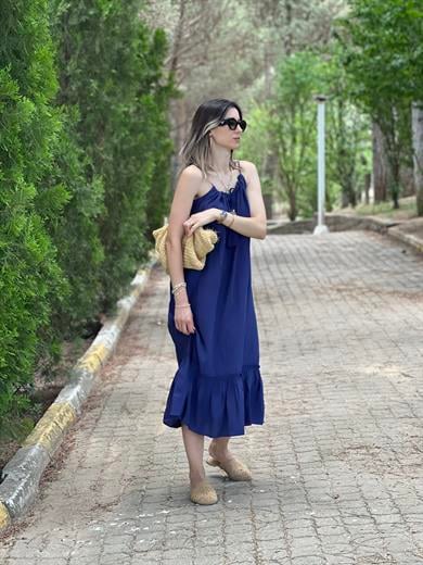 Fsp Kolyeli Askılı Elbise