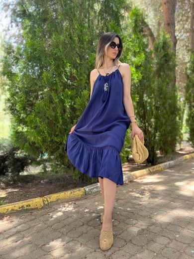 Fsp Kolyeli Askılı Elbise