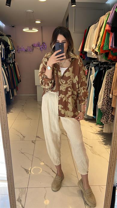 Fsp Tensel Desenli Gömlek 