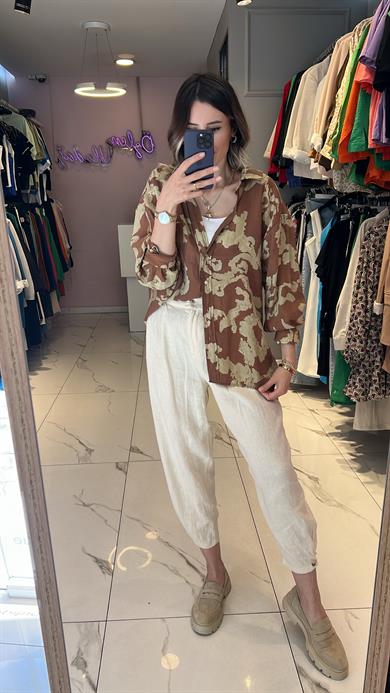 Fsp Tensel Desenli Gömlek 