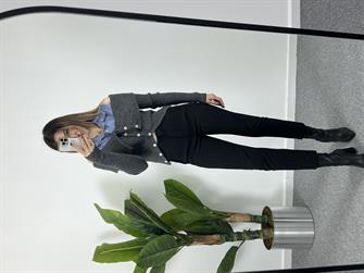 Gömlek Detay Düğmeli Kazak