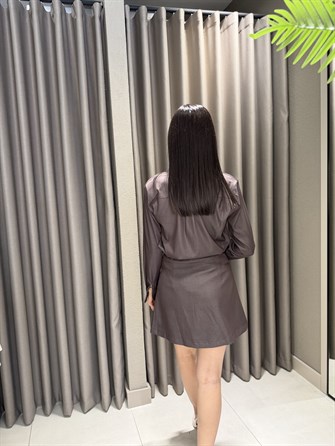 GÖMLEK ETEK İKİLİ TAKIM KAHVE