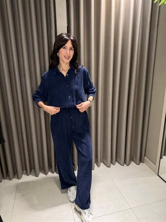 GÖMLEK TENSEL TAKIM LACİVERT