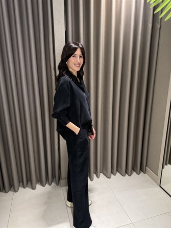 GÖMLEK TENSEL TAKIM SİYAH