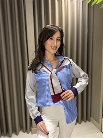 GÖMLEK TRİKO MAVİ