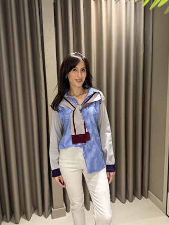 GÖMLEK TRİKO MAVİ