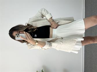 Ham Keten Blazer Ceket