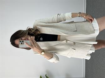 Ham Keten Blazer Ceket