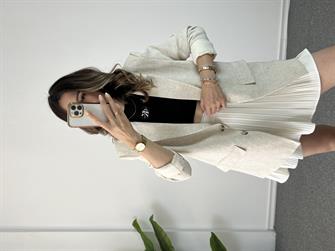 Ham Keten Blazer Ceket