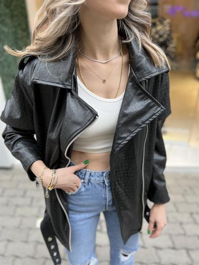 Htf Owersize Deri Ceket