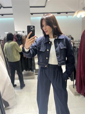 İkili Kot Takım Lacivert