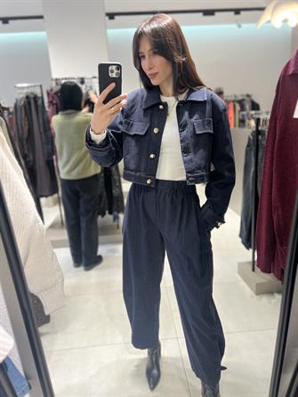 İkili Kot Takım Lacivert