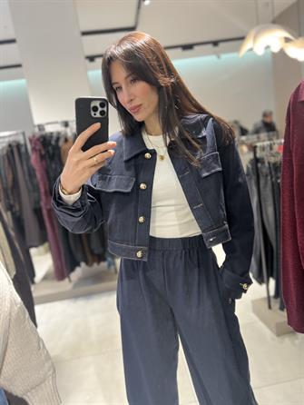 İkili Kot Takım Lacivert