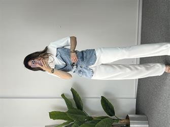 Jean Yelekli T-shirt