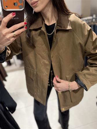 KADİFE YAKA CEKET KAHVE