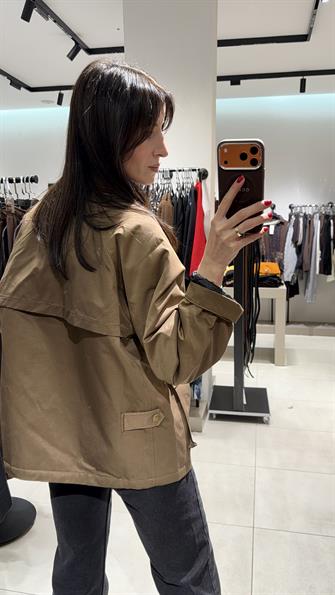 KADİFE YAKA CEKET KAHVE