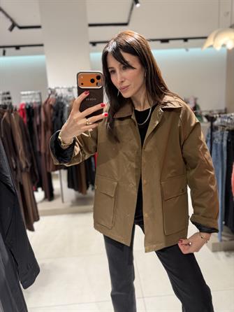 KADİFE YAKA CEKET KAHVE