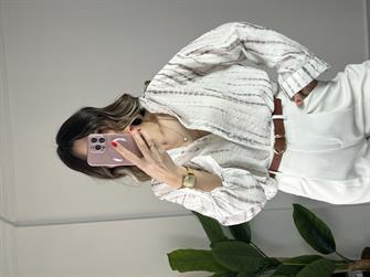 Kahve Desenli Gömlek